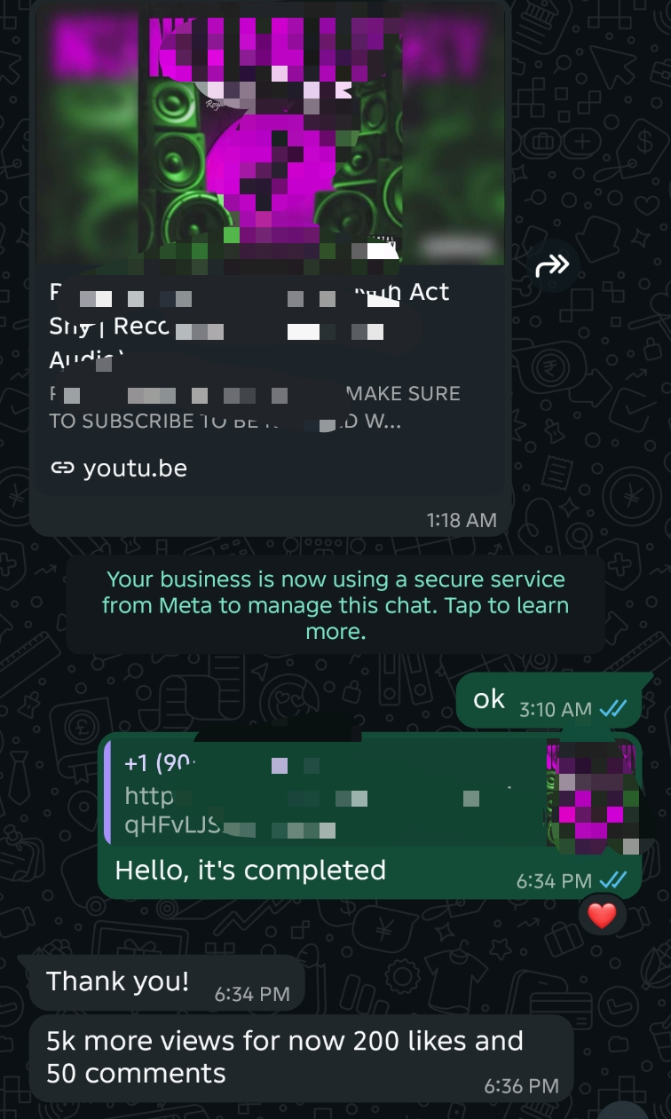 Completed service follow-up
